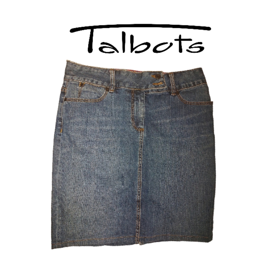 Talbots Denim Skirt